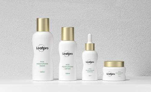 leafpro香米系列护肤品包装风格设计解析